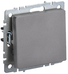 BRITE Выключатель 1-клавишный перекрестный 10А ВС10-1-3-БрС сталь IEK BR-V13-0-10-K46
