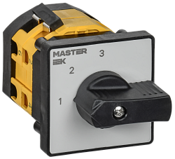 Переключатель кулачковый стандартная рукоятка 16А схема 82 IEK MI-CS10-016-082