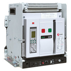 ВА-45 3200/2000А 3P 100кА выкат., корзина, гориз., ETU(220В AC) LCD ModBus-RTU, мп/нр/вкл.к.(220В AC), ав/доп. 1CO/1NC,1NO,4CO mccb45-3200-2000v-v2