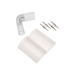 L - коннектор для двухстороннего Гибкого Неона 8х16мм (цена за 1 шт.) 134-063