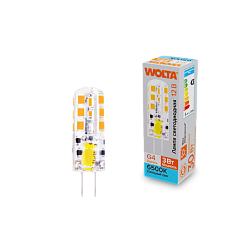 Светодиодная лампа WOLTA WSTD-JC-12V3W6KG4-S 3Вт 6500K G4 WSTD-JC-12V3W6KG4-S