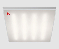 Светильник WOLTA PRO ОФИС ДВО01-36-041-4К-90 с БАП EM1 36Вт 4000К Ra90 IP40 Матовый 4500лм 595х595х4 ДВО01-36-041-4К-90