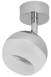 LIGHTING Светильник 4011 накладной настено-потолочный под лампу GX53 хром IEK LT-USB0-4011-GX53-1-K23