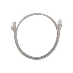 Патч-корд U/UTP, CAT 6A (10G), RJ45-RJ45, 28AWG, LSZH, серый, 1м REXANT 02-0380-1