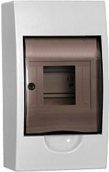 Корпус пластиковый ЩРН-П-4 черная прозрачная дверь IP41 GENERICA MKP12-N-04-41-G