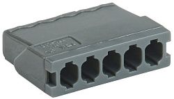 Строительно-монтажная клемма СМК 772-245 компактная с пастой (4шт/упак) IEK UKZ31-245-004