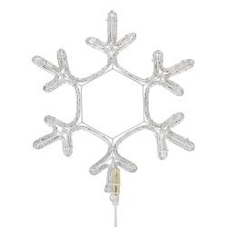 Фигура Снежинка цвет белый, размер 45x38 см NEON-NIGHT 501-212-1