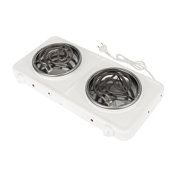 Электроплитка двухконфорочная, ТЭН 2,0 кВт/220В, белая ЭПТ2-2,0/220 ПСКОВА-2 70-0117