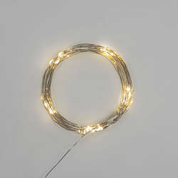 Гирлянда светодиодная Роса 5 м, 50LED, ТЕПЛЫЙ БЕЛЫЙ, IP20, USB NEON-NIGHT 315-966