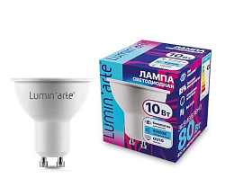 Светодиодная лампа Luminarte LSTD-PAR16-10W6KGU10 10Вт 6500K GU10 LSTD-PAR16-10W6KGU10