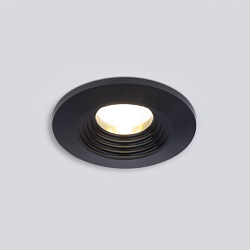 Встраиваемый светодиодный светильник LED 3W 3000K COB BK черный 9903 LED Elektrostandard a063923