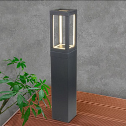 Светильник светодиодный ландшафтный Frame LED IP54 1529 TECHNO LED серый Elektrostandard a051860