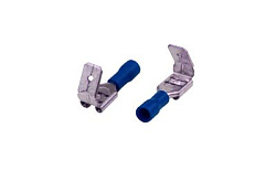 Клемма плоская изолированная РПи-О 2.5-(6.3)/РпИо 2.5-7.5 гнездо 6.6 мм + штекер - 6.3 мм 1.5-2.5 мм² REXANT 08-0424