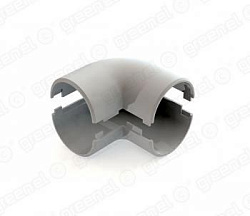 Поворот разъемный (угол) для труб D16мм (40/1800шт) GE50163