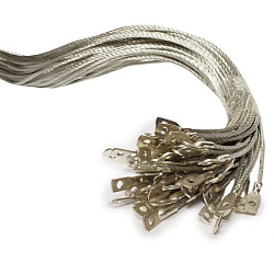 Проводник заземляющий  П-700 S=6 мм (с двумя након.) ЗЭТАРУС zeta11229