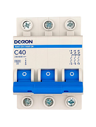 Автоматический выключатель ВА47-29 3P С40A 4,5кА mcb29-3-C40-dek