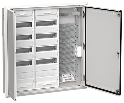 TITAN 5 Корпус комбинированный ЩРв-120 (3х60) 880х885х130мм IP30 белый IEK TI5-51-V-3X060-30