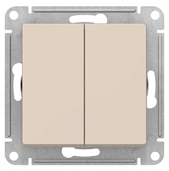 Переключатель перекрестный 2-кл. AtlasDesign 2хсх.7 10АХ механизм беж. SE ATN000273 1775661