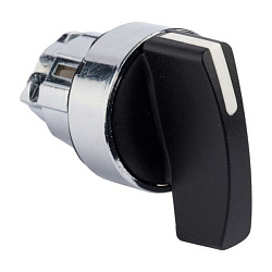 Исполнительный механизм переключателя ХB4 на 3 положения возвратный без фиксации, без подсветки с длинной ручкой XB4BJ3