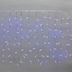 Гирлянда светодиодная Занавес 2x0,8м 160 LED СИНИЙ прозрачный ПВХ IP65 постоянное свечение 230В нужен блок 303-500-1 NEON-NIGHT 235-103