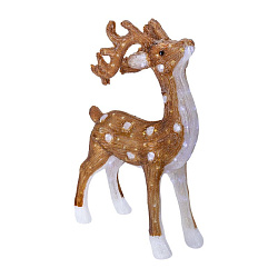 Акриловая светодиодная фигура Пятнистый олень 50х25х75 см, IP65, понижающий трансформатор в комплекте NEON-NIGHT 513-281