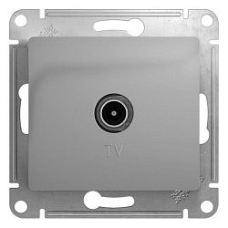 Розетка телевизионная оконечная TV 1-м СП Glossa 1дБ механизм алюм. SE GSL000391 1063760