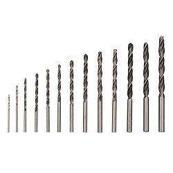 Набор сверл по металлу, (HSS) диаметр 1,5-6,5мм, 13 шт. KRANZ KR-91-0631