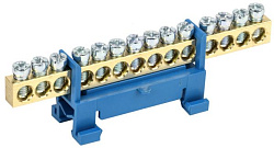 Шина N "ноль" на DIN-изоляторе типа "Стойка" ШНИ-6х9-14-С-С IEK YNN10-69-14P-K07