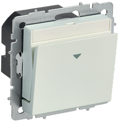 BRITE Выключатель карточный 30А ВС10-1-8-БрЖ жемчуг IEK BR-V11-0-10-K36