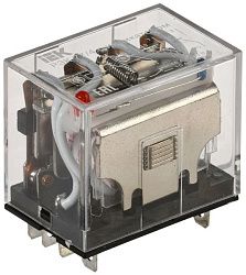 Реле РЭК77/4(LY4) с индикацией 10А 12В DC IEK RRP10-4-10-012D-LED