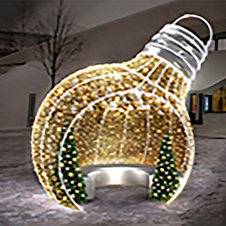 Декоративная фотозона Лампочка 400 см 501-479