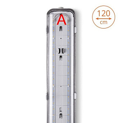 Светильник светодиодный WOLTA PRO УльтраПРОМ с БАП ДСП04-36-042-4К 1262x124x85 мм IP65 4400лм 4000K  ДСП04-36-042-4К