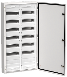 TITAN 5 Корпус металлический ЩРн-168 (2х84) 1085х570х140мм IP54 белый (одна дверь) IEK TI5-50-N-2X084-54