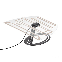 Антенна комнатная для цифрового телевидения DVB-T2, Ag-702 REXANT 34-0702