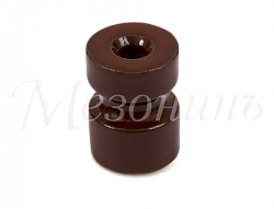 Изолятор CILINDRO, цвет - коричневый, ТМ "МезонинЪ", 20 (шт/уп) GE90025-04 GE90025-04