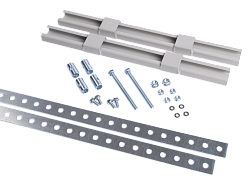 Комплект крепления металлокорпуса к столбу монтажной полосой IEK YKK-0-125