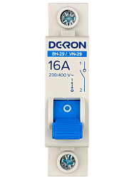 Выключатель нагрузки ВН-29 1P 16А is29-1-16-dek
