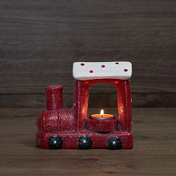 Керамический подсвечник Паровоз 17,1х7,1х14,7 см 501-070