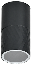 LIGHTING Светильник уличный 5110 потолочный под лампу GU10 IP65 черный IEK LT-UPU0-5110-GU10-1-K02