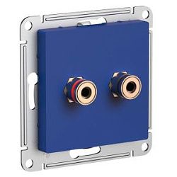 Аудиорозетка двойная AtlasDesign аквамарин SE ATN001187 1712738