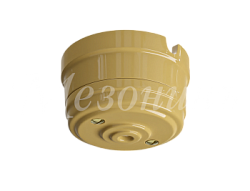 Корпус розетки потолочной пластиковый, D70x40, цвет - белый, серия УСАДЬБА, ТМ МЕЗОНИНЪ GE30811-01