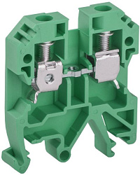 Клемма винтовая КВИ-6мм2 зеленая IEK YZN30-006-K06