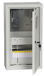 TITAN Корпус металлический ЩУРн-1/9 (470х260х145мм) IP31 IEK MKM22-N-09-31-ZO