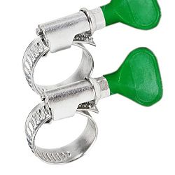 Хомут червячный 20-32-0,7 мм, с ключом W (упак. 50 шт)  REXANT 07-0620-1