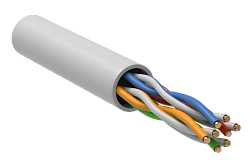 ITK Витая пара U/UTP кат.5E 4х2х0,52 solid PVCLS нг(А)-LSLTx белый (305м) РФ/Т LC1-C5E04-128-T-P-R