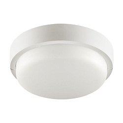 Светильник светодиодный c микроволн. датчиком 8Вт 640лм 155x65мм 4000K IP65 круг WOLTA LCL04-8W-R21-4K-SM