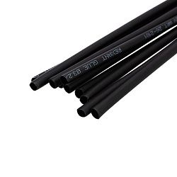 Трубка термоусаживаемая СТТК (2:1) двустенная клеевая 3,2/1,6мм, черная, упаковка 10 шт. по 1м REXANT 26-2101