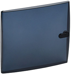 UNION Compact Дверца для корпуса пластикового ЩРН(В)-П-18 IP41 черная прозрачная IEK UIC-KP12D-DV-18-K02