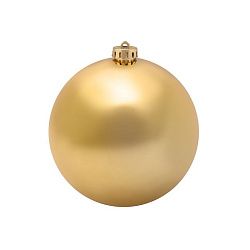 Елочная фигура Шар, 15 см, цвет золотой матовый 502-301
