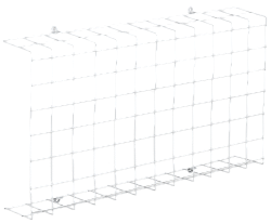 LIGHTING Решетка защитная для светильника LED ДВО 690х370х95мм белая IEK LT-DVO0D-R-0690-K01